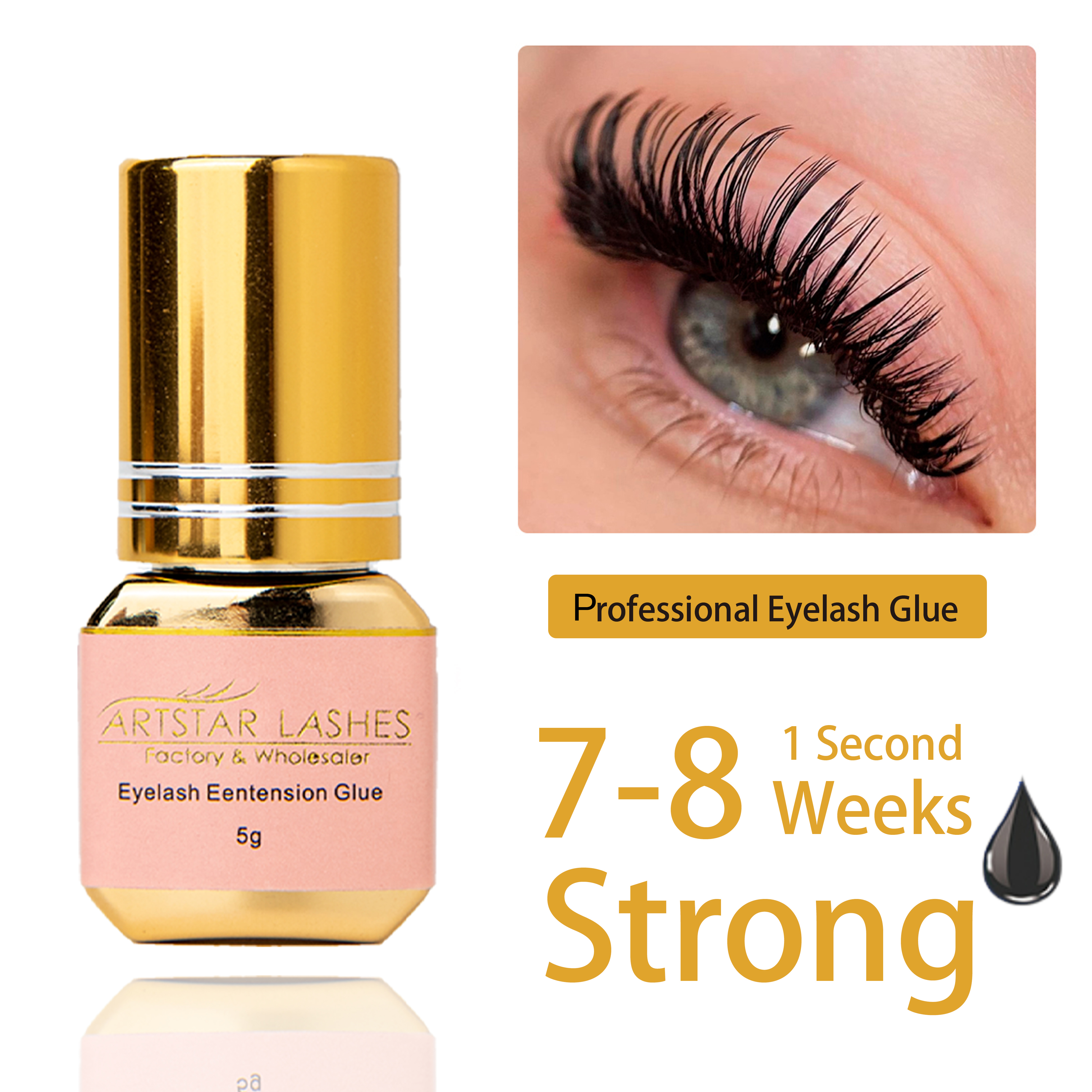 Eyelash Extension Last - ARTSTAR 5ml Eyelash Glue Extensions 0.5S/1S/2S