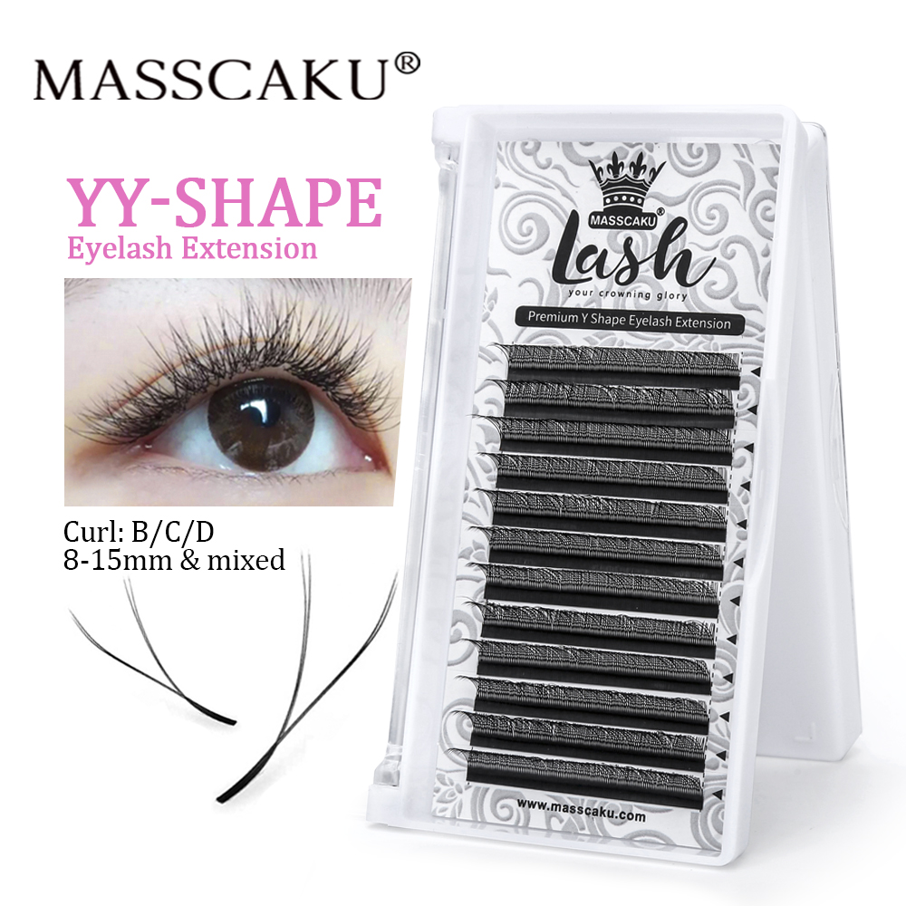 Eyelash Extension Volume Styles - Hot Selling Masscaku YY Shape Eyelash
