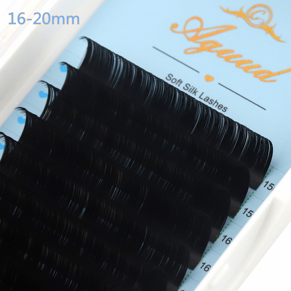 Eyelash Extension Review - AGUUD 16 Rows Long 16-20mm Eyelashes