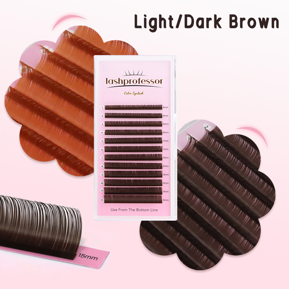 Eyelash Extension Review - Dark Brown Eyelash Extension 0.05 0.07mm
