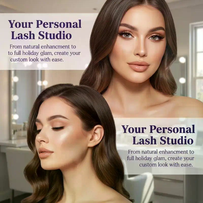Lashes Eyelash Extension - Lashes Cluster DIY Lash Extension Mixed