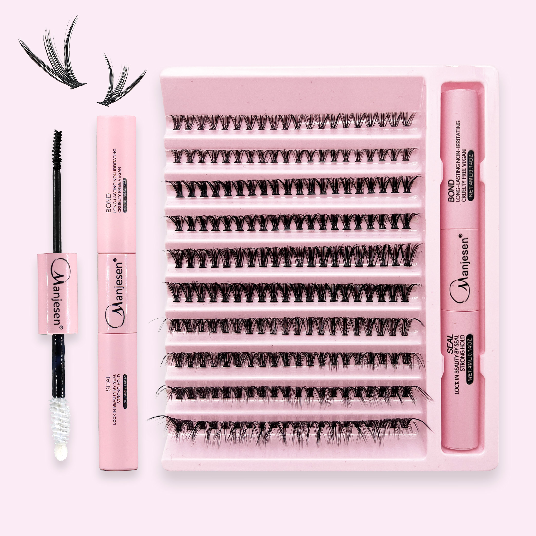 Eyelash Extension Review - Eyelashes 200 PCS Clusters Lash Bond