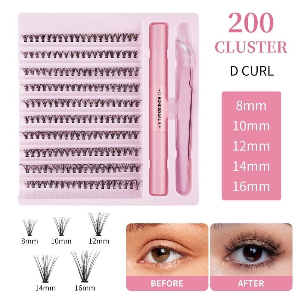 Eyelash Extension Natural Look - New Bond and Seal False Eyelashes