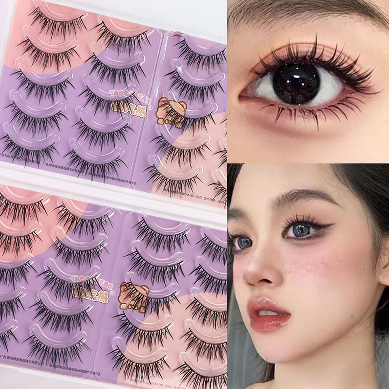 3D Manga Lash strips Dramatic  - Eyelash Extension Volume Styles 评论和价格