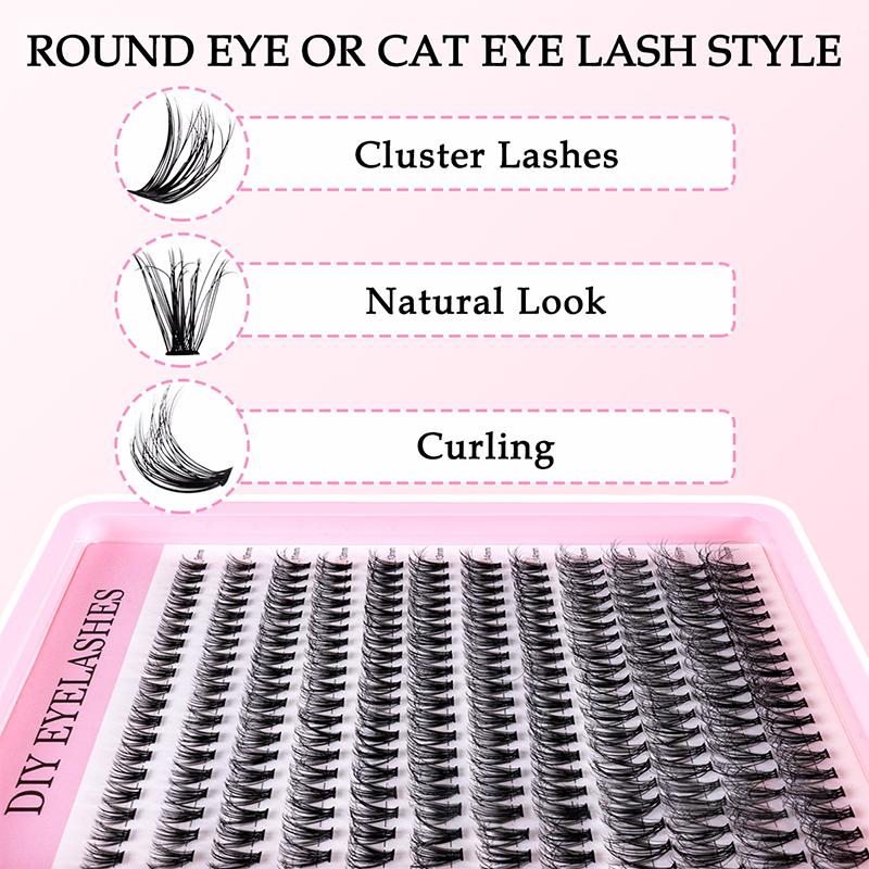 Natural Cluster Feathe-r Lash  - Lashes Eyelash Extension 评论和价格