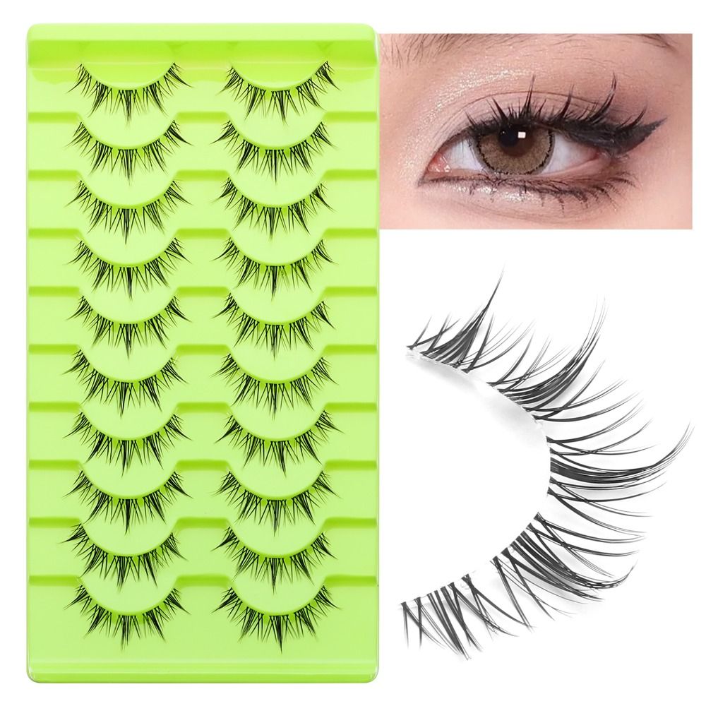 5 Pairs Pack Japanese Cosplay  - Eyelash Extension Japanese 评论和价格