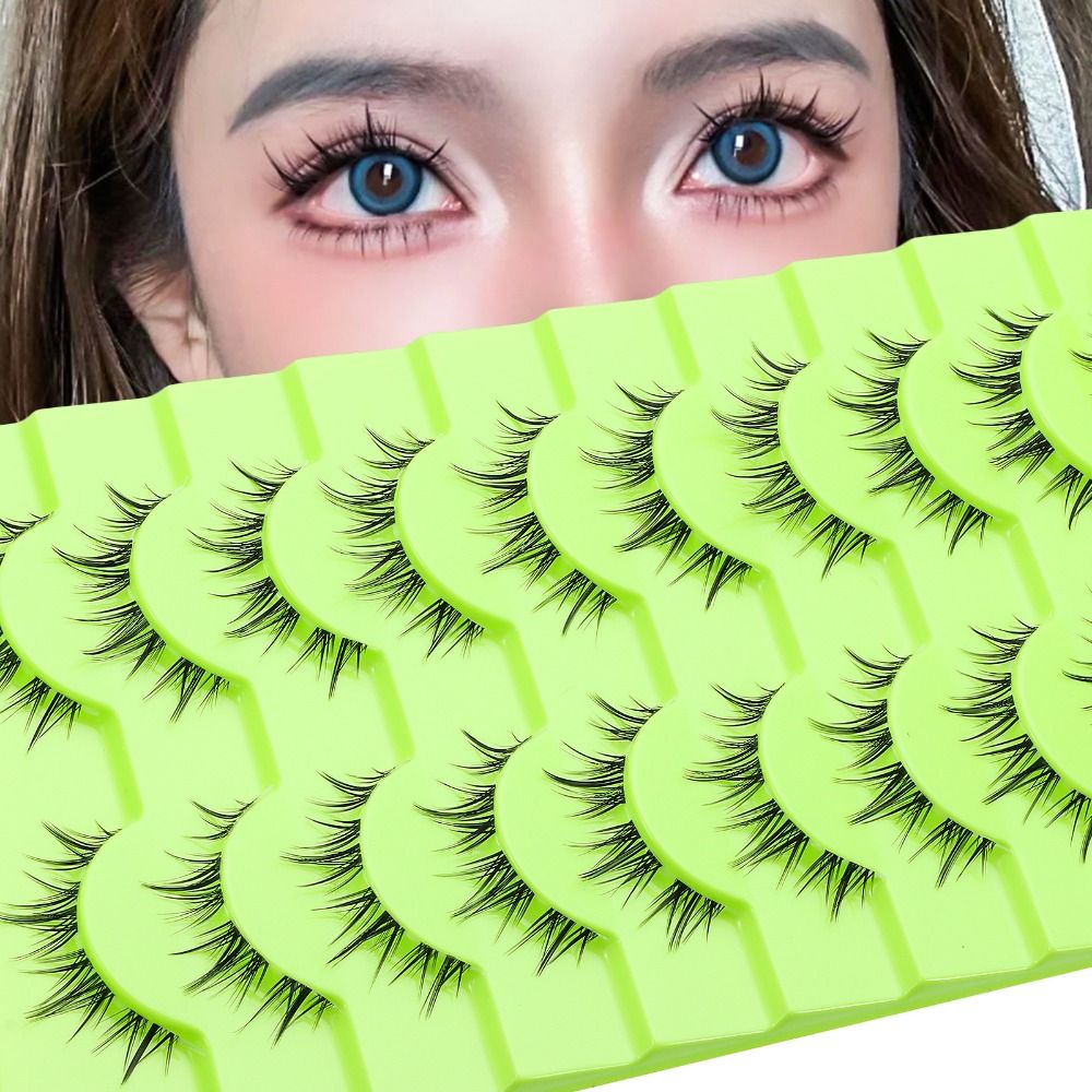 5 Pairs Pack Japanese Cosplay  - Eyelash Extension Japanese 评论和价格