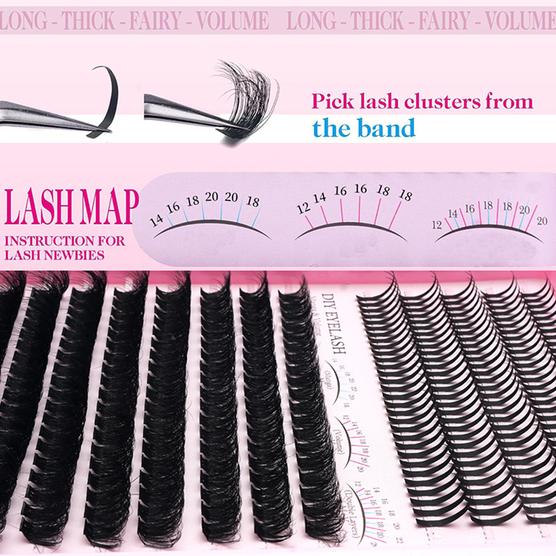 Lash Clusters 80D/100D Spikes  - Mega Volume Lash 评论和价格