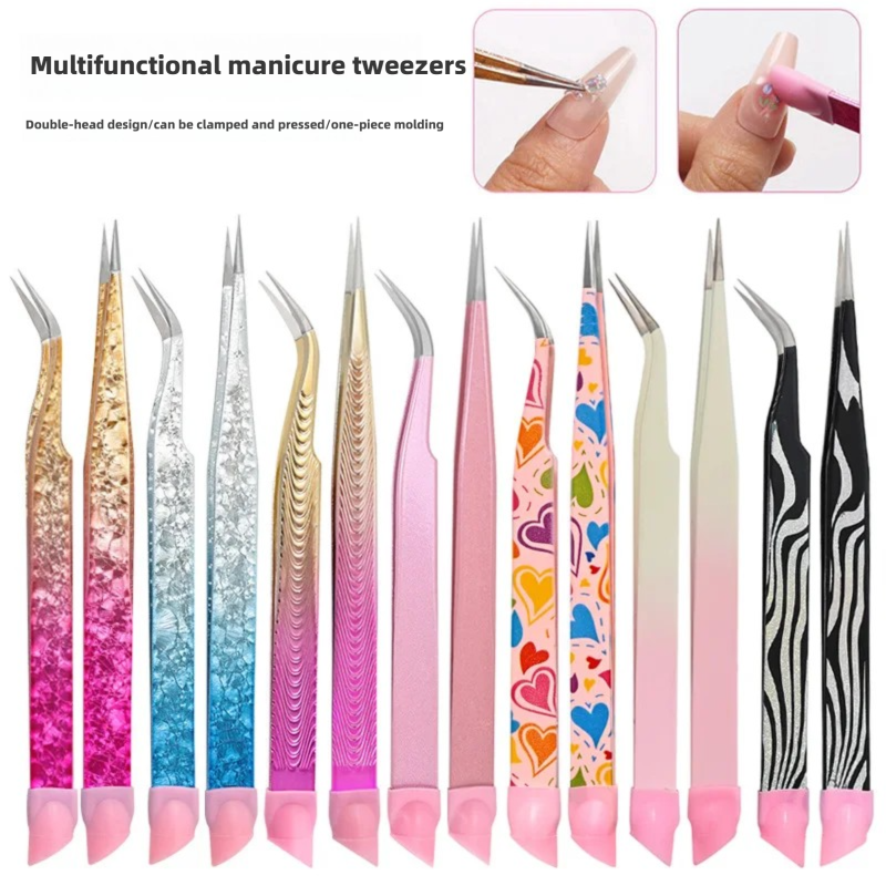 1/2Pcs Manicure Double-Ended T - Eyelash Extension Japanese 评论和价格