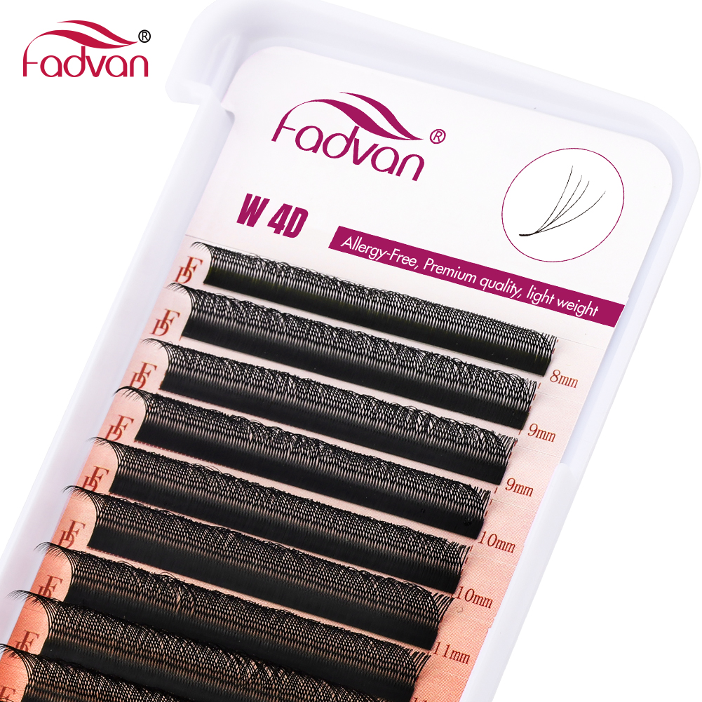 FADVAN 4D W Shape Premade Volu - Eyelash Extension Volume Styles 评论和价格