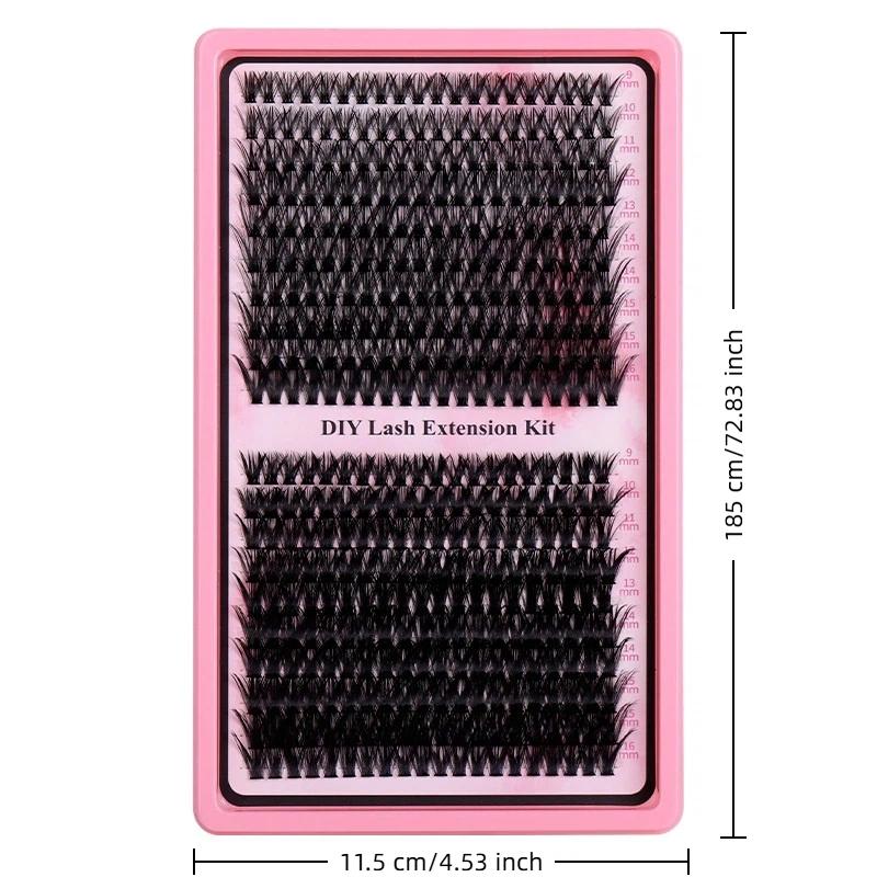176/300/320/400Pcs Lash Cluste - Lashes Eyelash Extension 评论和价格