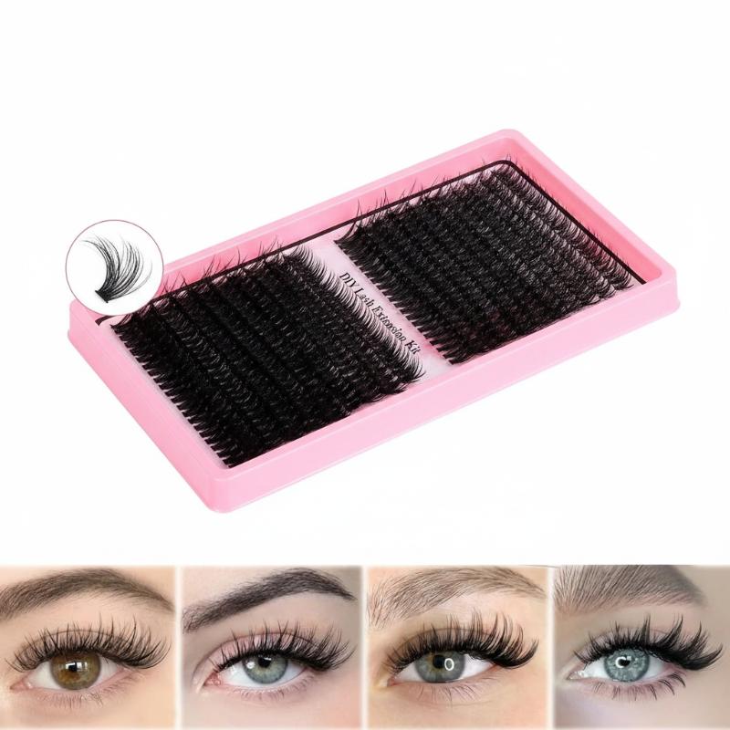 176/300/320/400Pcs Lash Cluste - Lashes Eyelash Extension 评论和价格