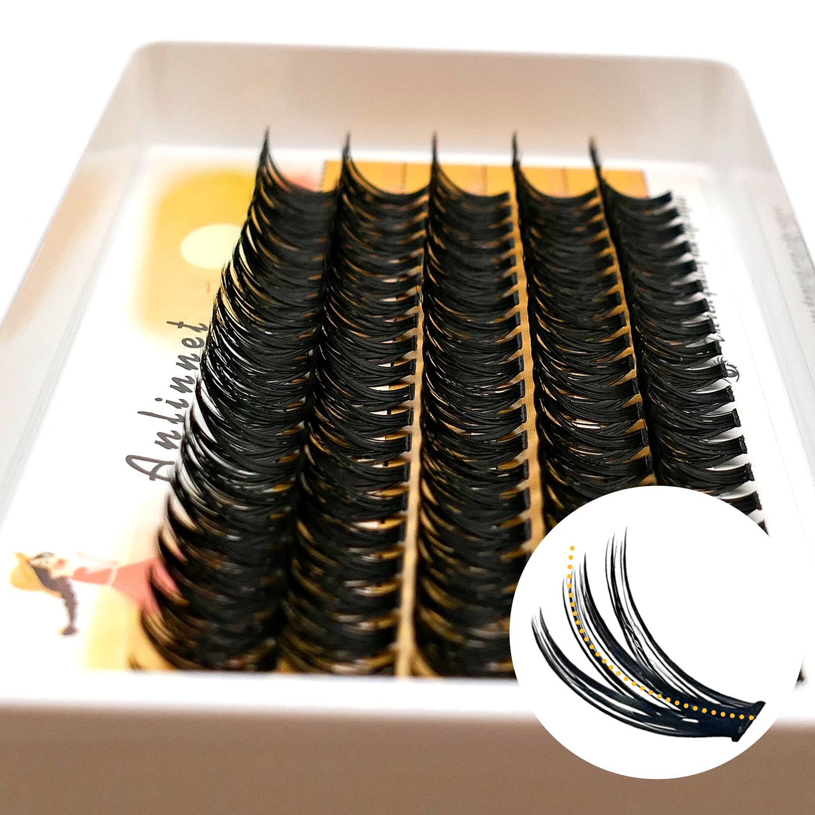 5 Rows Individual Faux Mink La - Eyelash Extension Options 评论和价格