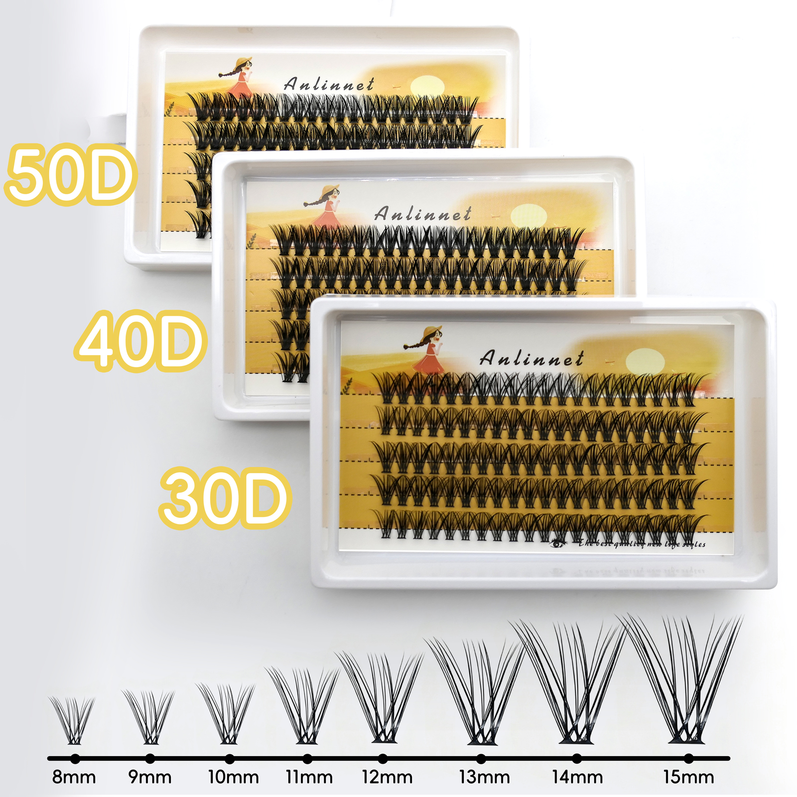 5 Rows Individual Faux Mink La - Eyelash Extension Options 评论和价格