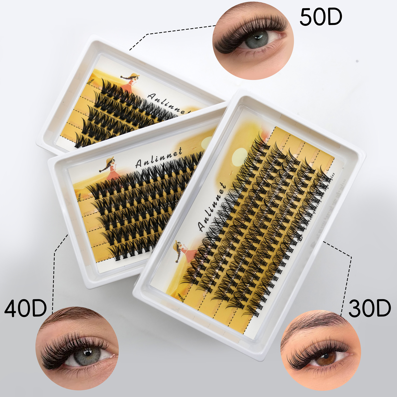 5 Rows Individual Faux Mink La - Eyelash Extension Options 评论和价格