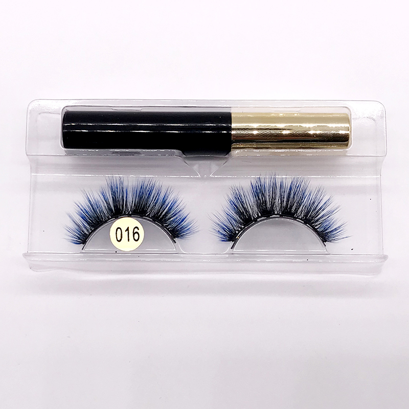 3D Colored Magnetic Eyelashes  - Eyelash Extension Last 评论和价格