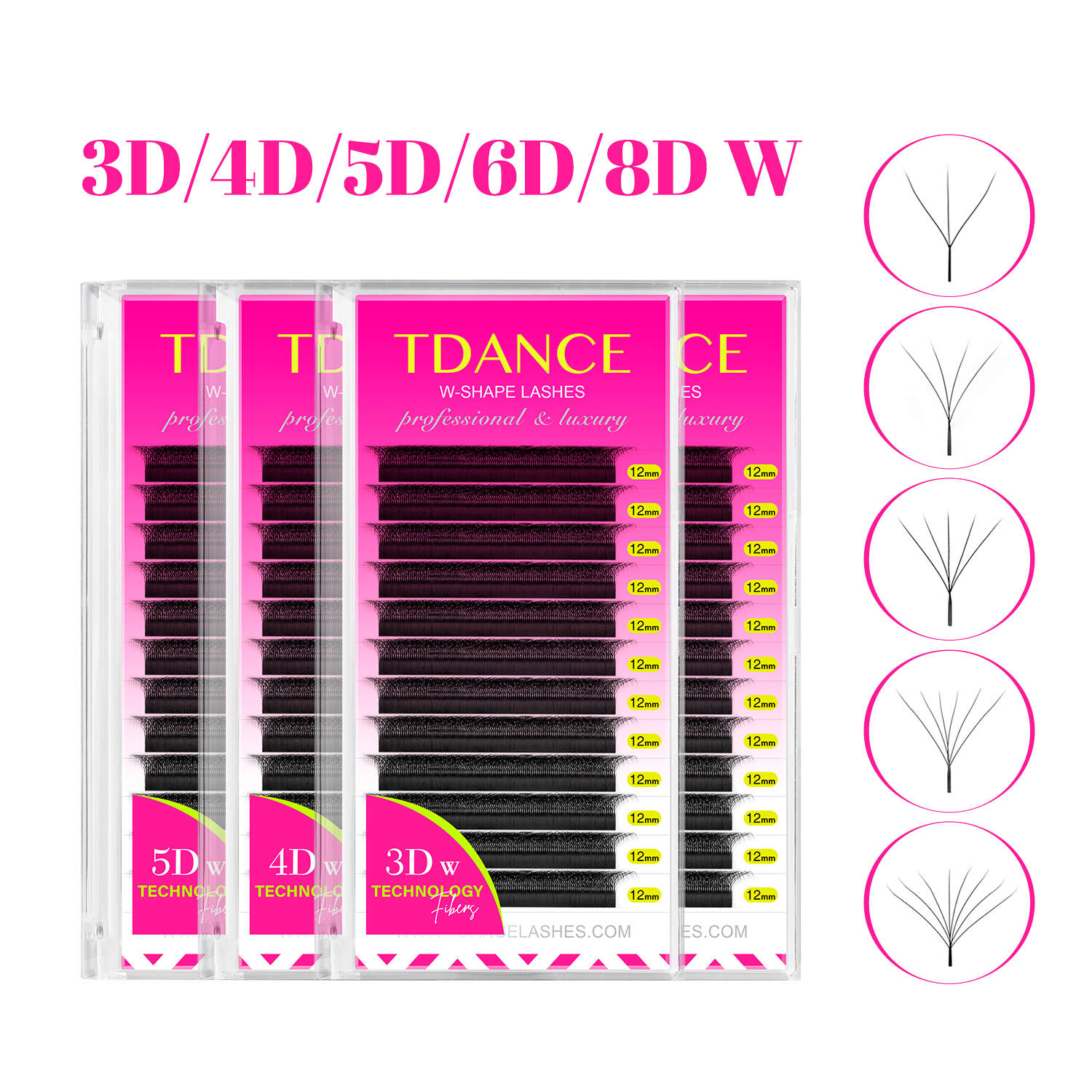 TDANCE 3D 4D 5D 6D Premade Fan - Eyelash Extension Volume Styles 评论和价格