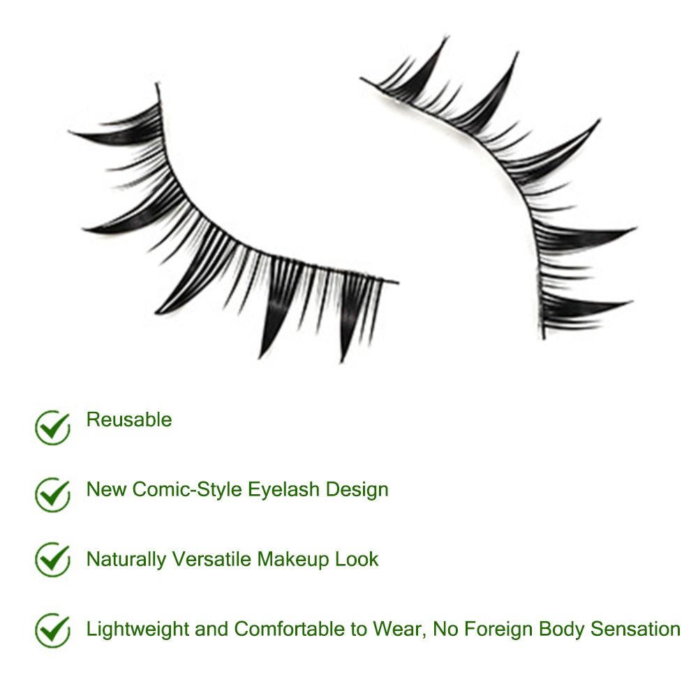5/7 Pairs Fashion Natural Look - Eyelash Extension Japanese 评论和价格