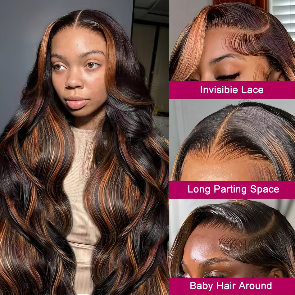 Highlight Body Wave 13x6 HD Om - Eyelash Extension Natural Look 评论和价格