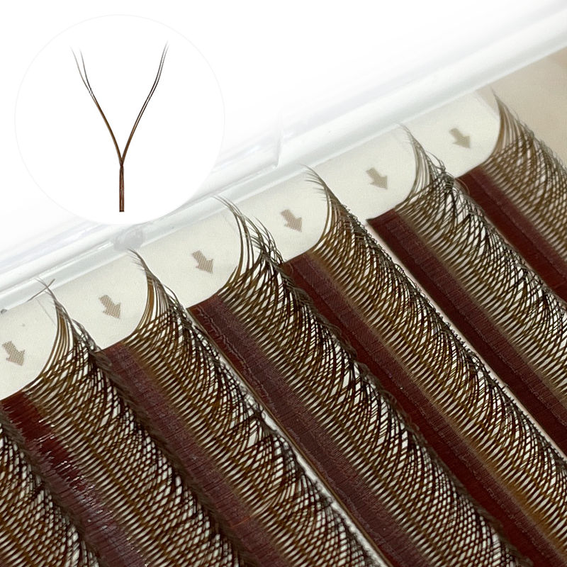 NATUHANA YY Shape Black Brown  - Eyelash Extension Volume Styles 评论和价格