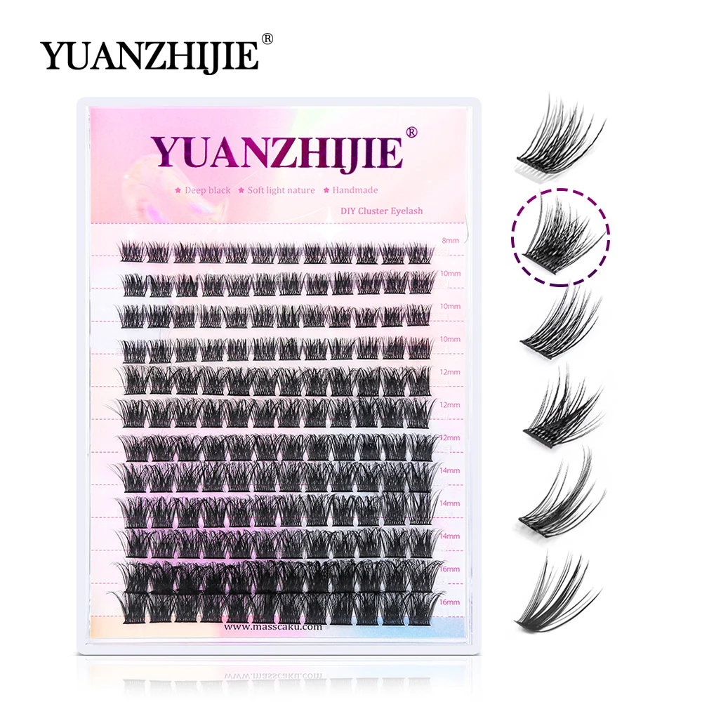 144 pcs DIY Cluster Segmented  - Eyelash Extension Russian Volume 评论和价格