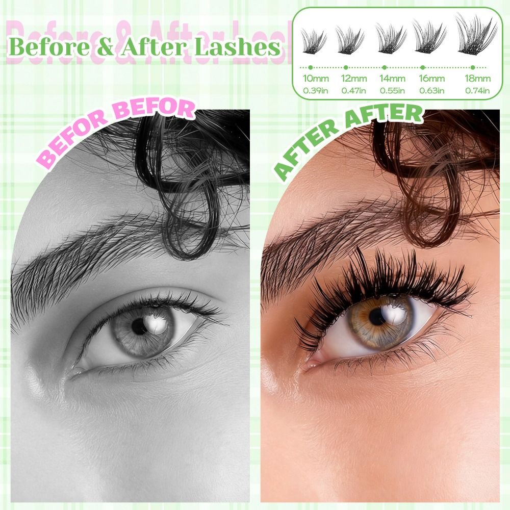 Natural Look False Eyelashes W - Eyelash Extension Natural Look 评论和价格