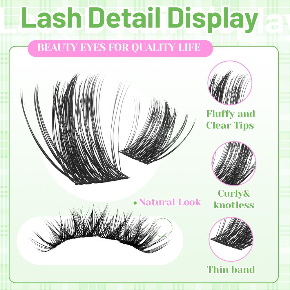 Natural Look False Eyelashes W - Eyelash Extension Natural Look 评论和价格