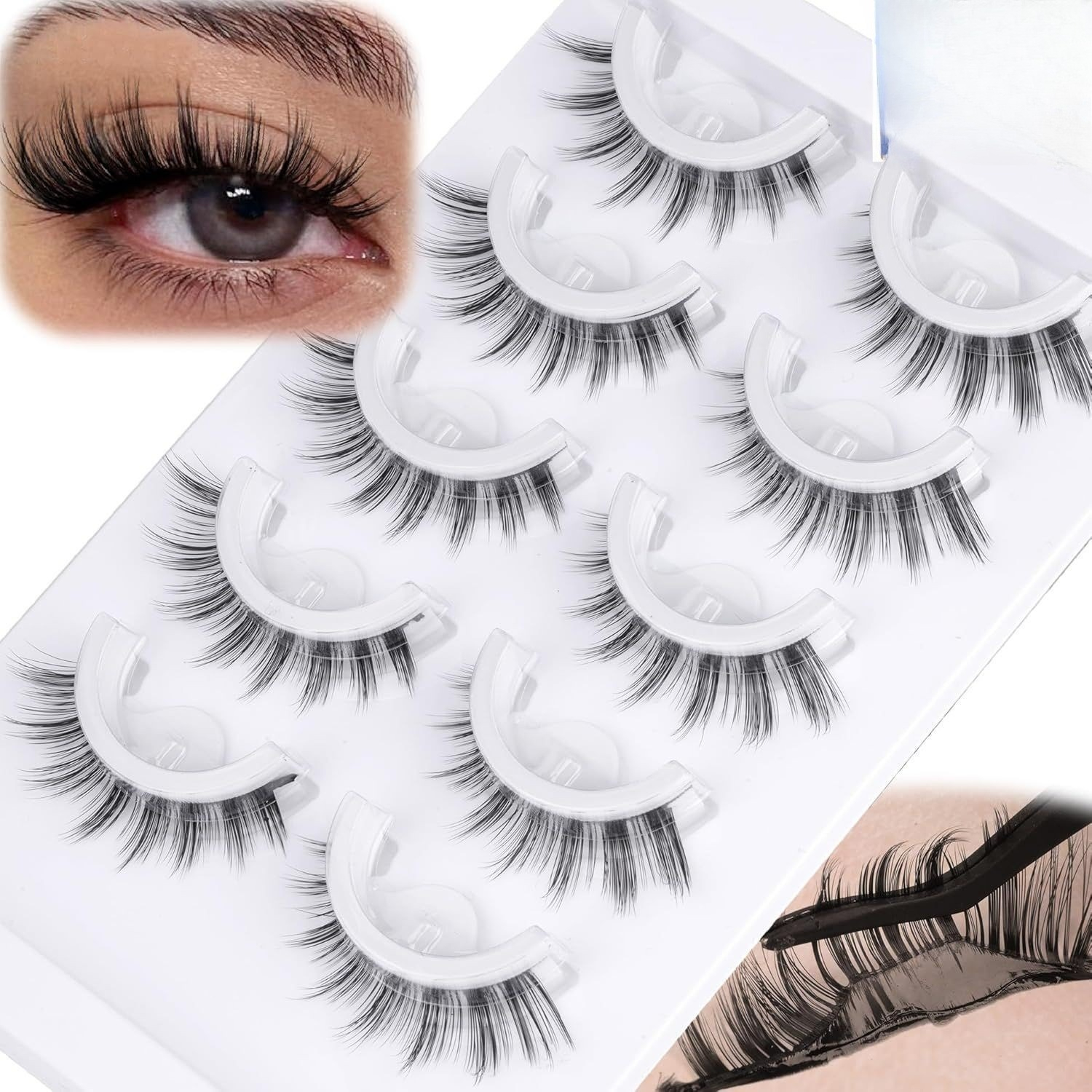 Reusable Lashes D Curl False E - Mega Volume Lash 评论和价格
