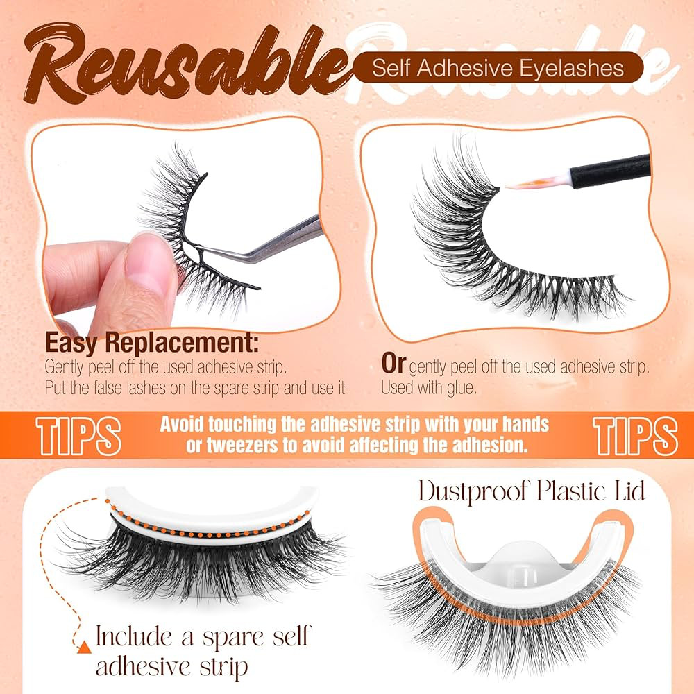 Reusable Lashes D Curl False E - Mega Volume Lash 评论和价格