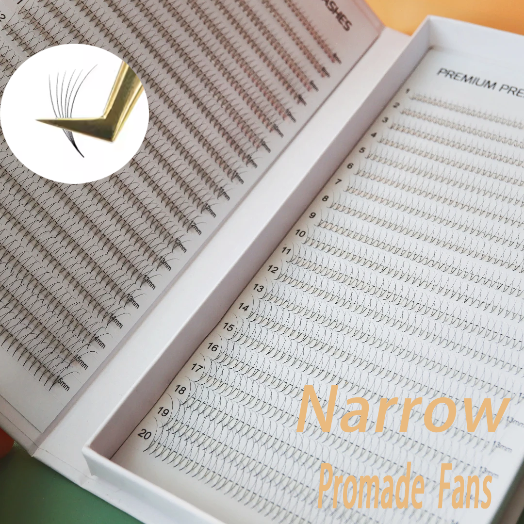 800/1600 Fans Narrow Premade L - Eyelash Extension Review 评论和价格