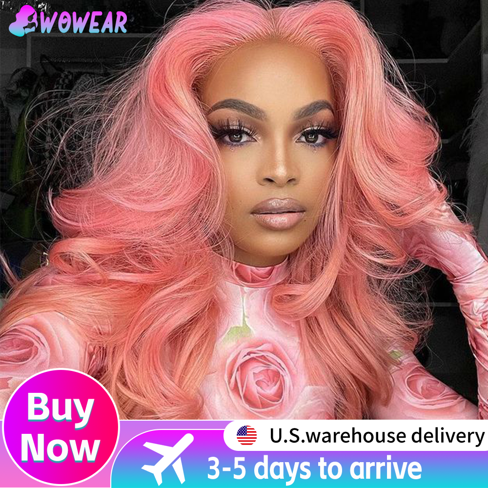 13x4 Body Wave Light Pink Lace - Eyelash Extension Natural Look 评论和价格