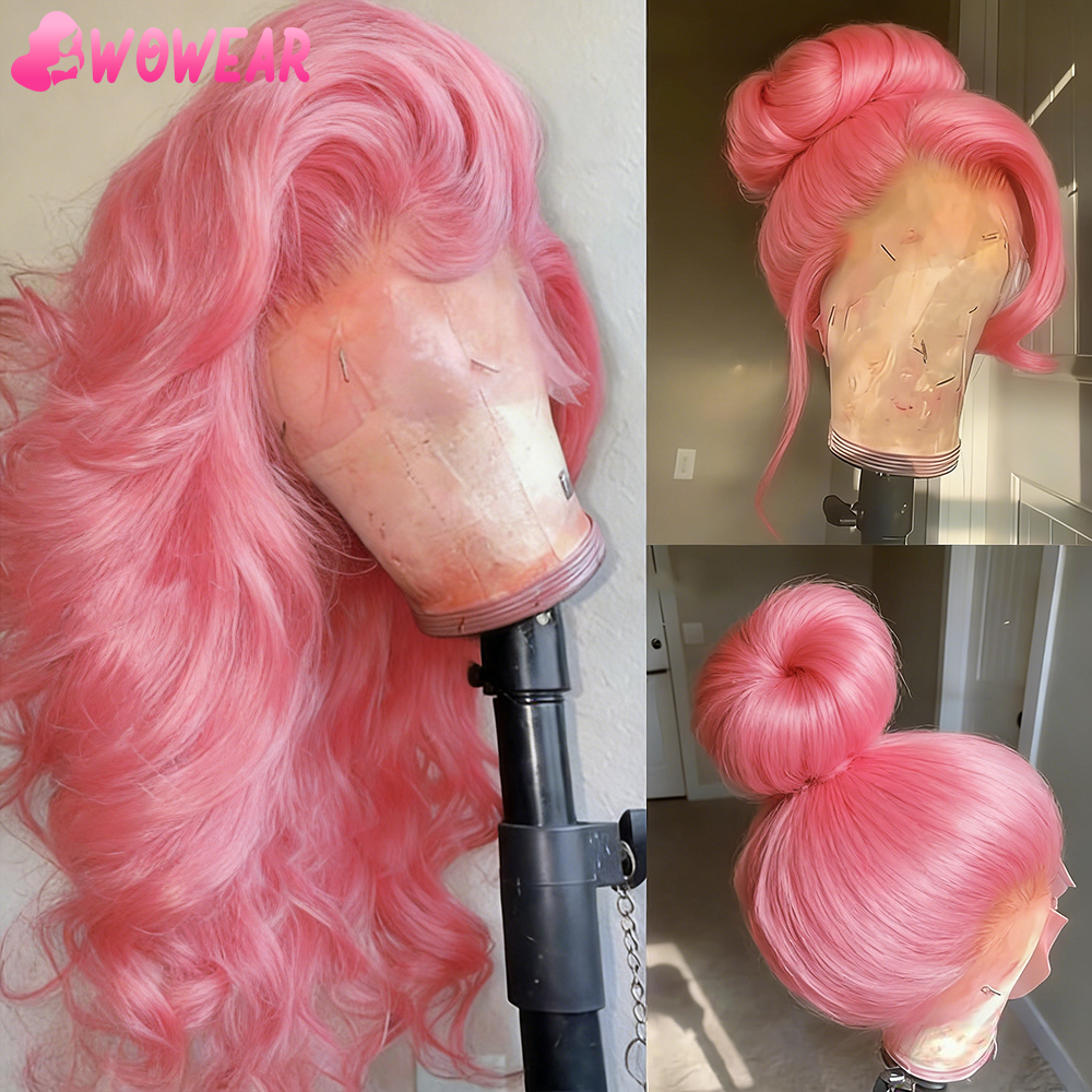 13x4 Body Wave Light Pink Lace - Eyelash Extension Natural Look 评论和价格