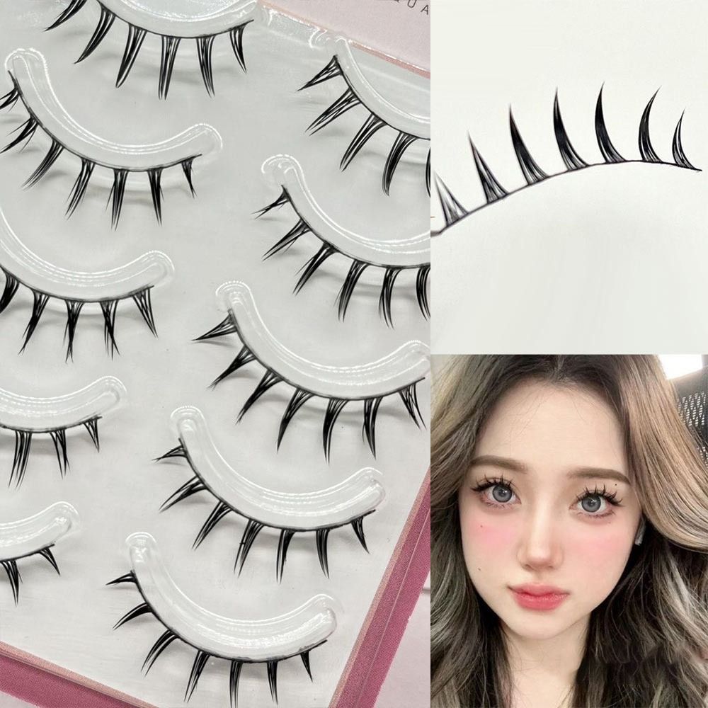 5 Pairs Pack Japanese Cosplay  - Eyelash Extension Japanese 评论和价格