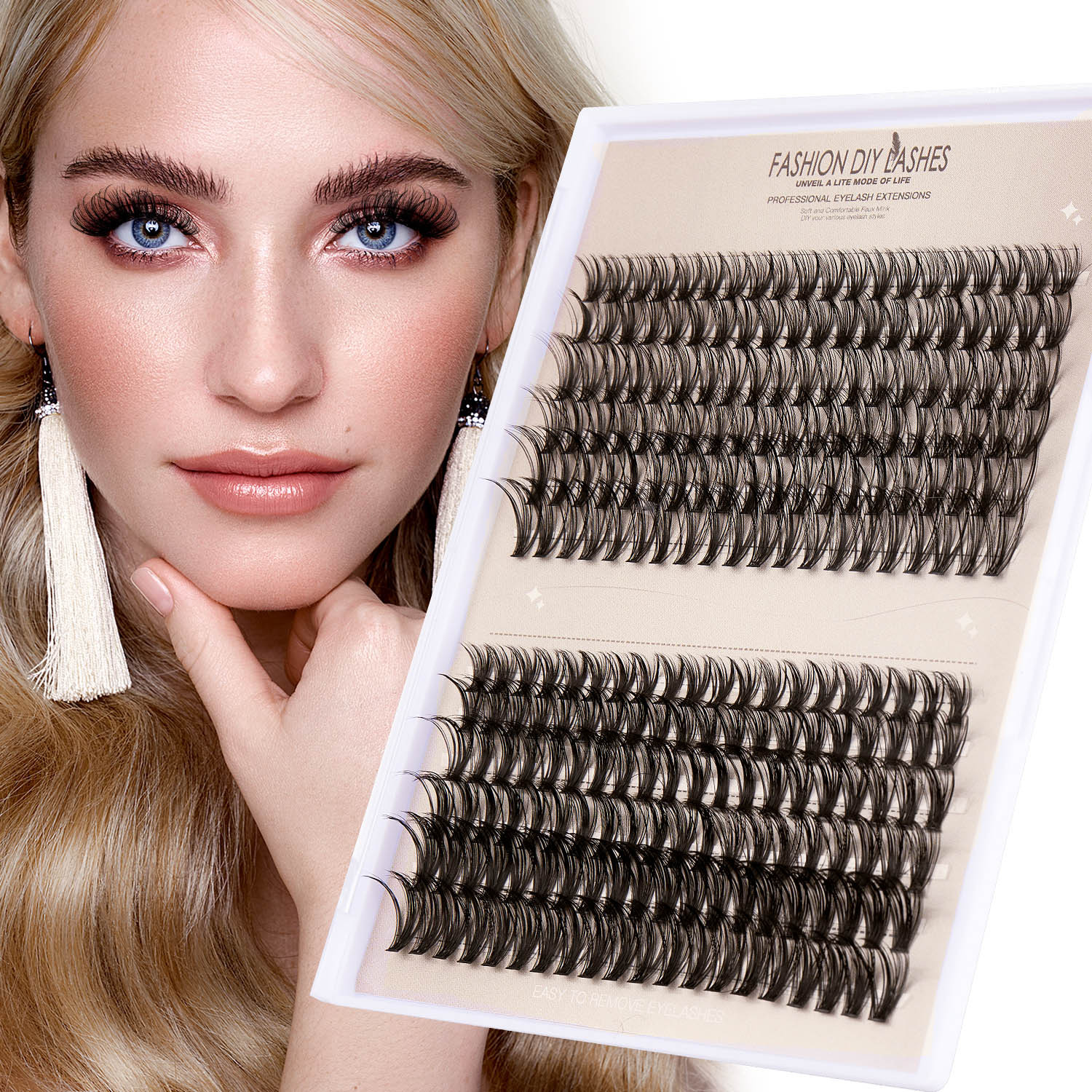 DIY Clusters Lashes, Split Las - Eyelash Extension Options 评论和价格