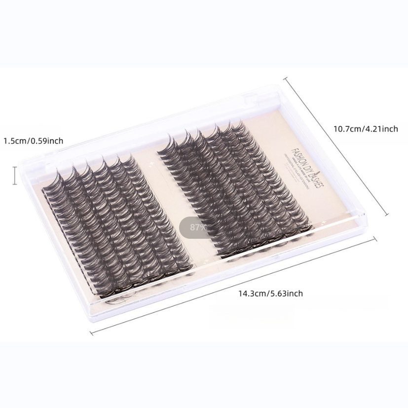 DIY Clusters Lashes, Split Las - Eyelash Extension Options 评论和价格