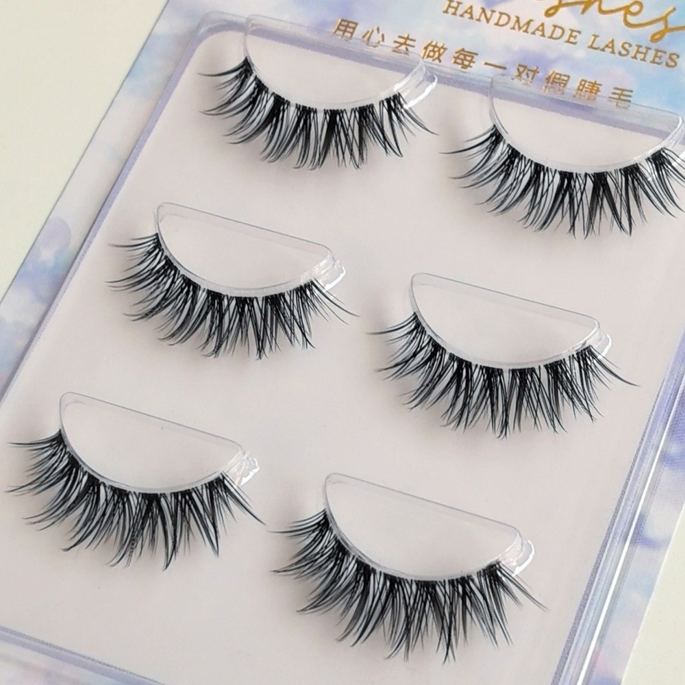 Natural Look False Eyelashes 3 - Eyelash Extension Japanese 评论和价格