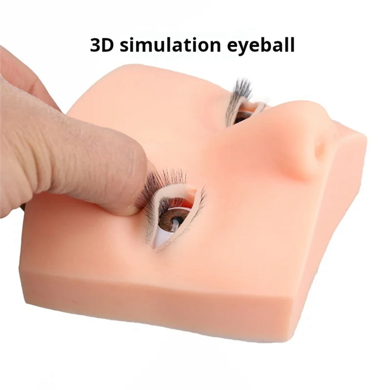 New Real 4 Layers Mannequin He - Eyelash Extension Open Eye 评论和价格