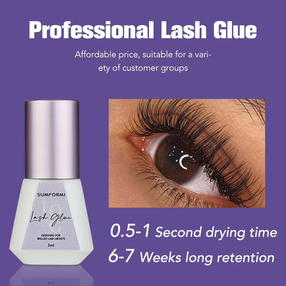 Thin Black Eye Lash Glue 0.5s  - Eyelash Extension Eye Irritation 评论和价格