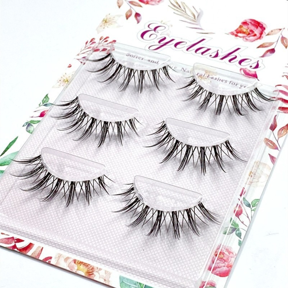 New Natural Look False Eyelash - Eyelash Extension Japanese 评论和价格