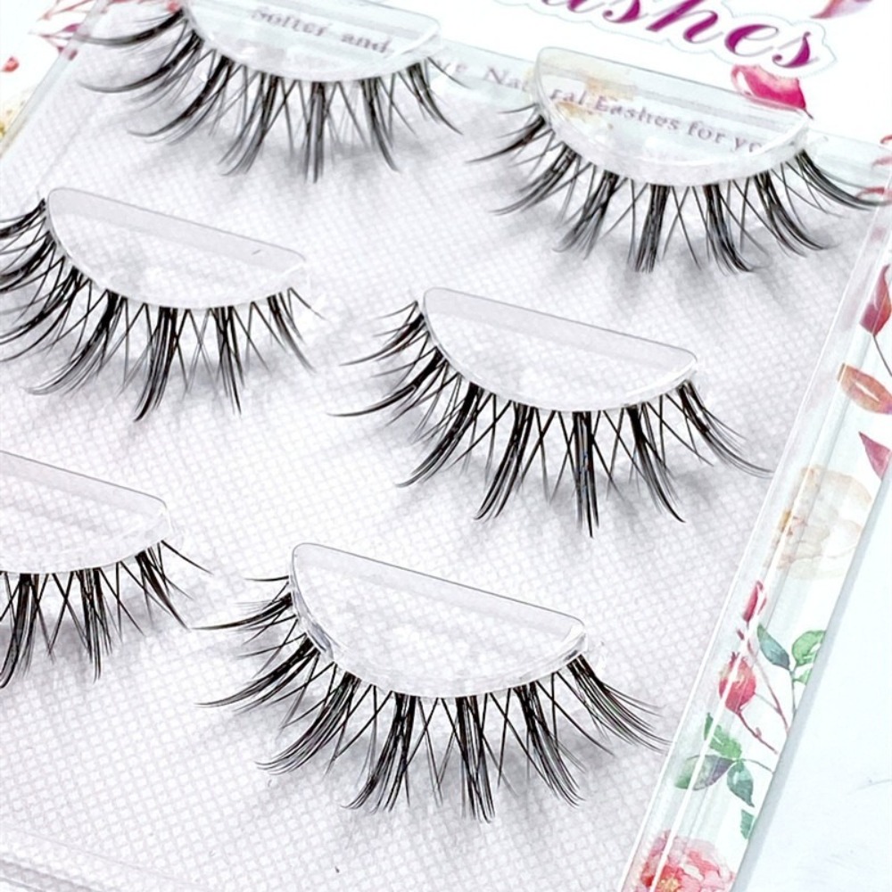 New Natural Look False Eyelash - Eyelash Extension Japanese 评论和价格