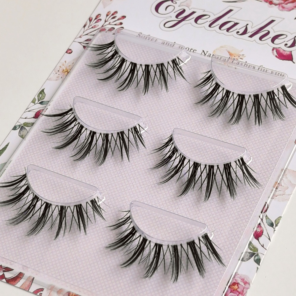 New Natural Look False Eyelash - Eyelash Extension Japanese 评论和价格