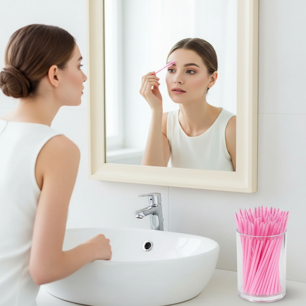 50pcs Disposable Eyelash Brush - Lashes Eyelash Extension 评论和价格