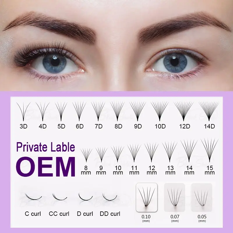 RUJADE Thin Pointy Base Premad - Eyelash Extension Review 评论和价格