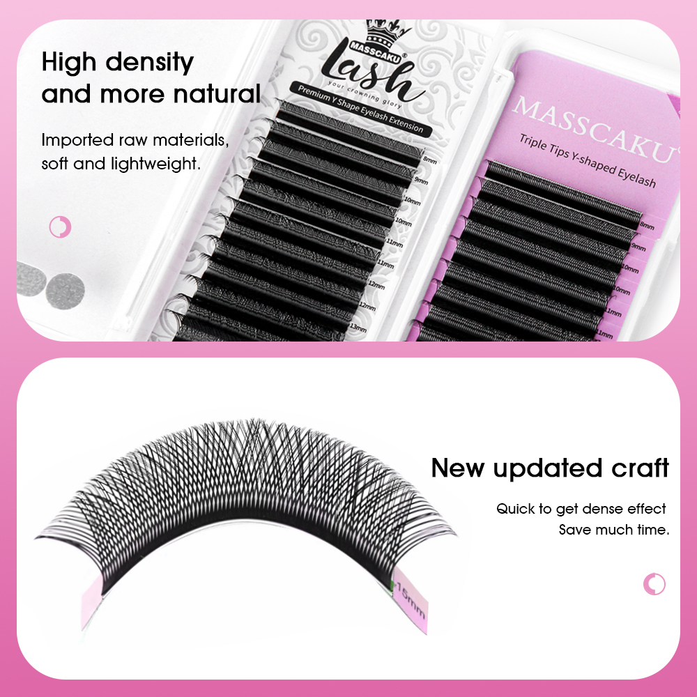 MASSCAKU Hot Selling Natural P - Eyelash Extension Review 评论和价格