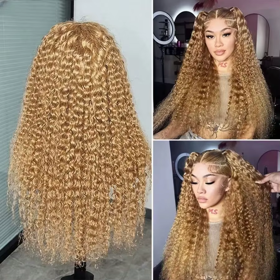 34 38Inch Honey Blonde Wig Hum - Eyelash Extension Natural Look 评论和价格