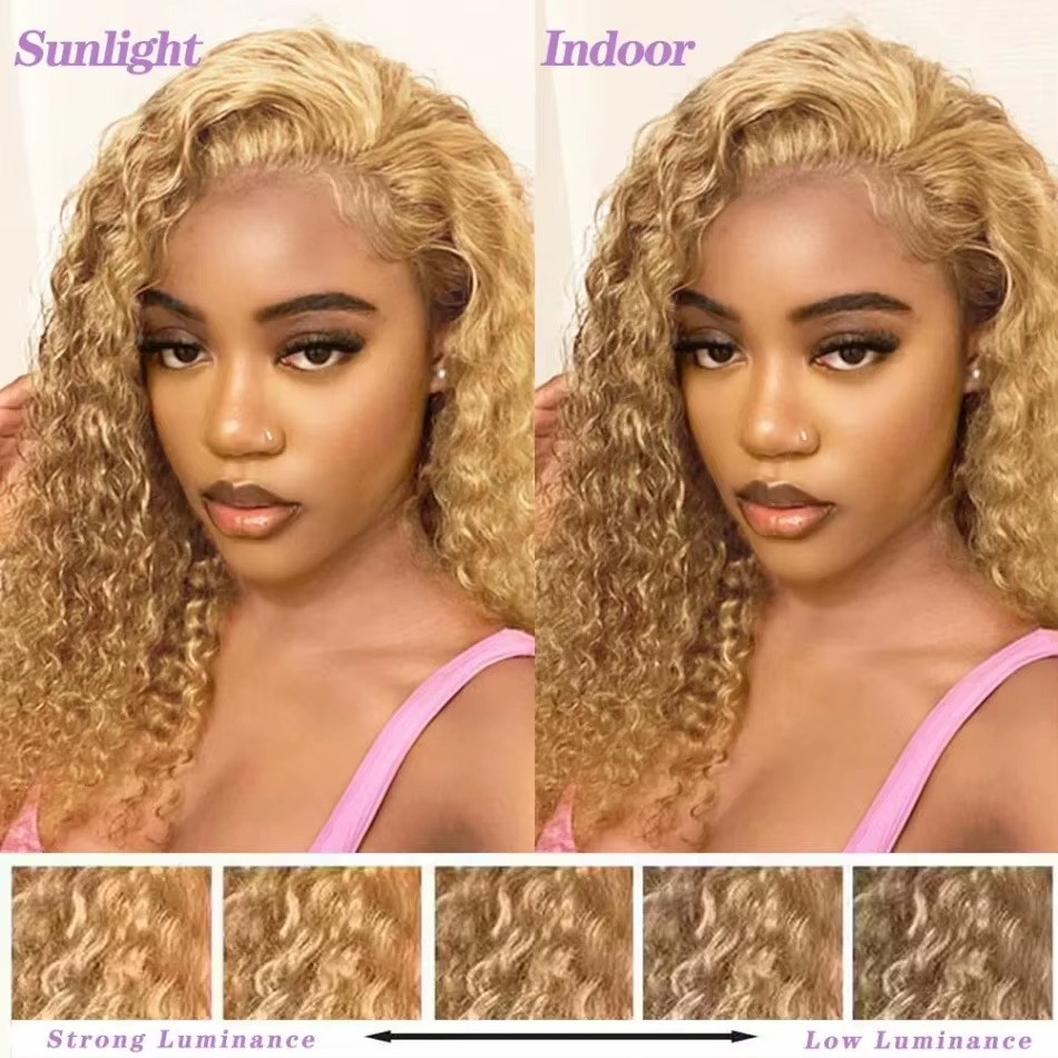 34 38Inch Honey Blonde Wig Hum - Eyelash Extension Natural Look 评论和价格
