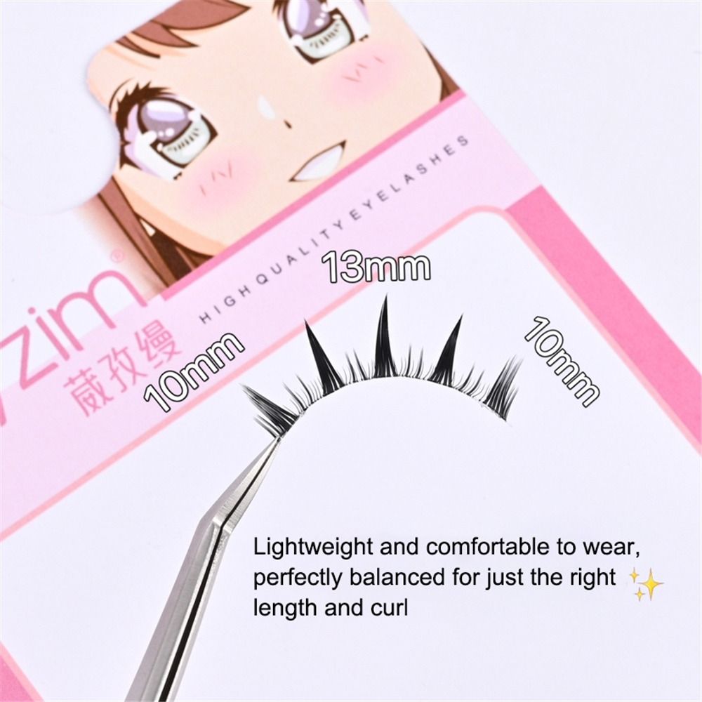 5 Pairs Pack Japanese Cosplay  - Eyelash Extension Japanese 评论和价格