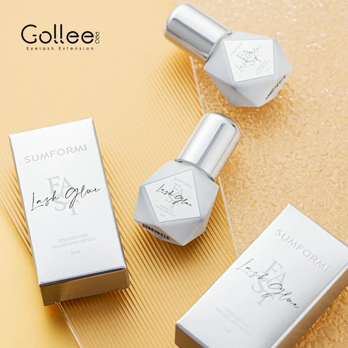 5 Bottle Eye Lash Glue No Irri - Eyelash Extension Eye Irritation 评论和价格