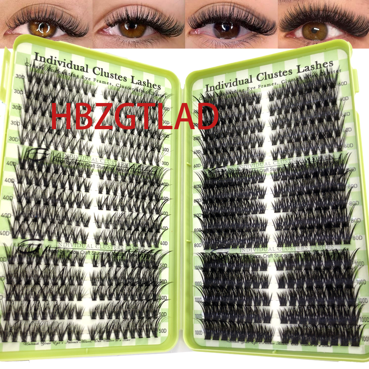 HBZGTLADLash Clusters book DIY - Mega Volume Lash 评论和价格