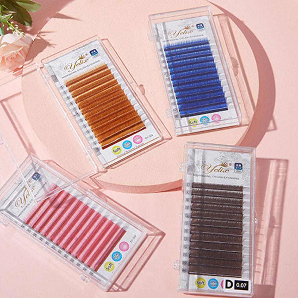 Yelix Colorful Individual Eyel - Eyelash Extension Options 评论和价格